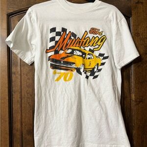 Ford White Racing Tee Short Sleeve